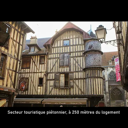 Appartement La Champenoise & Jardin - Le1600troyes