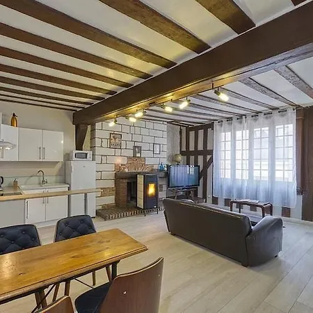 Appartement La Champenoise & Jardin - Le1600troyes *